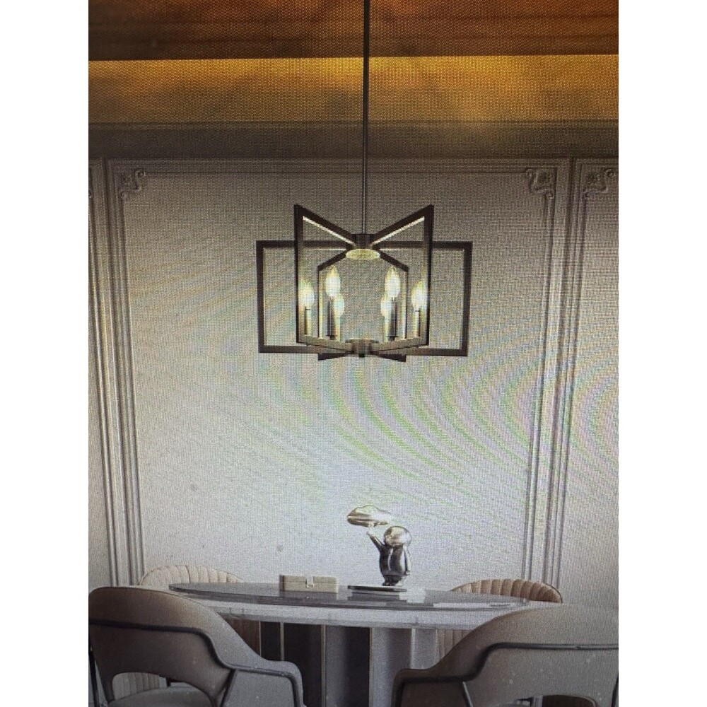 4-Lights Close to Ceiling Light,Black Light Fixture Black 4-Light Farmhouselocub